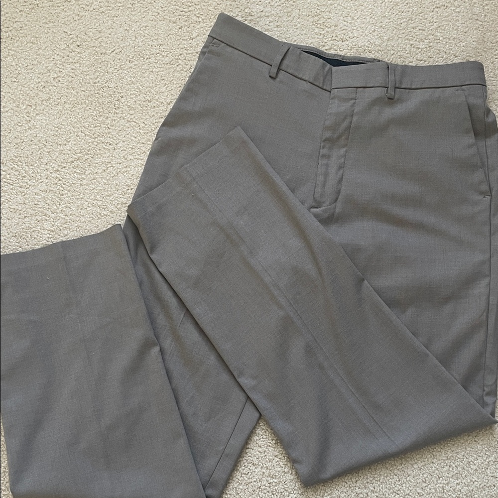 Haggar Premium Stretch Dress Pants - Gray
